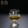 Copa de brandy de cristal sin plomo copa de vino extranjera copa de vino para whisky copa de vino creativa de estilo europeo de pata corta se puede hacer logo