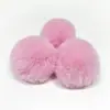 Directamente del fabricante: Bolas de Pelo Falso de Conejo de 8 cm, Accesorios de Bola de Felpa Coloridos para Ropa, Zapatos, Sombreros y Bolsos Hechos a Mano