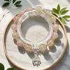 Pulsera de Flores Explosivas de Margarita de Hada Súper al por Mayor Joyería con Cuentas Pulsera de Alto Sentido para Mujer Joyería de Mano Transfronteriza Pequeños Productos Básicos de Yiwu