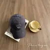 Gorra de Béisbol Lavada a la Piedra para Pareja, Primavera y Otoño, para Mujer, con Bordado de Gato, Sombrero Casual Versátil con Protección Solar