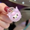 Pinza para el pelo pequeña transparente súper linda de bebé Pinza mini para el pelo rota infantil Pasador lateral Pinza para flequillo de niñas Accesorios para el pelo
