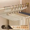 Cabide para calças em formato de ganso cabide de calças para pendurar em casa dormitório de estudante especial clipe de calças sem marcação artefato de armazenamento interno de guarda-roupa antiderrapante