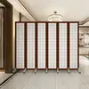 Biombo Celosía Plegable Estilo Japonés Moderno Sala de Estar Hotel Estudio Dormitorio Pasillo Puerta de Entrada Plegable Móvil