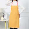 Ropa de Trabajo linda para Vendedor de Guardería de Cocina Manga Larga a Prueba de Aceite Algodón para el Hogar Antiretroceso Mono Estilo Coreano Moda Delantal