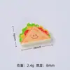 Delicioso Torrada Comida-Temática Criativo DIY Acessórios, Cola Creme Resina Pequenas Peças, Material para Grampo de Cabelo Atacado