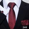 Nova gravata série listra oblíqua azul marinho moda geral masculina para negócios fabricantes de gravatas manuais atacado