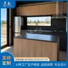 Venda Direta da Fábrica Casa Contêiner Nova Estrutura de Aço Pré-fabricada com Piscina Design Moderno de Casa Residencial