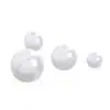Perla sintética ABS de alta calidad, agujero recto, perlas sueltas redondas, perlas con agujero, accesorios para joyería hecha a mano DIY, colgante de rueda de agua