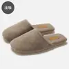 Pantuflas cerradas para el hogar para mujer, ultrasuaves, de suela gruesa, silenciosas, antideslizantes, aptas para todas las estaciones, cómodas para el dormitorio, pantuflas perezosas para interiores del hogar