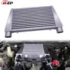 Radiador intercooler universal montado en la parte delantera 450x270x66mm, intercooler de aluminio con diámetro exterior de entrada y salida de 65 mm