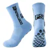 Calcetines de fútbol antideslizantes con agarres antideslizantes, calcetines deportivos transpirables de malla de secado rápido para entrenamiento al aire libre, suministro transfronterizo