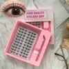 Kit de Cílios Postiços Transfronteiriços com Volume Grande, Apresentando Cílios em Formato de Camarão e Caranguejo Que São Distintos e Dinâmicos, Adicionando Naturalmente à Ambiência