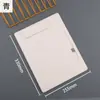 Tabla de Escritura de Cuero A4 con Impresión de Logo, Carpeta de Oficina para Negocios, Bloc de Notas, Carpeta para Guardar Recibos, Diseño Simple