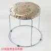 Banqueta redonda para casa, simples, espessa, para mesa de centro da sala, 33 cm de altura, banqueta pequena, empilhável, para barracas de rua, banqueta baixa de madeira maciça