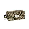 Set de Bolsas de Almacenamiento para Viaje con Estampado de Leopardo Retro Bolsa Portátil para Maleta Bolsa para Organizar Ropa Gran Capacidad Organizador de Maquillaje y Artículos de Tocador