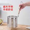 Colador de Malla Gruesa de Acero Inoxidable Perforado para Polvo, Valla, Cuchara de Filtro Reforzada, Colador para Olla Caliente, Cuchara para Fideos Picantes Calientes, Cuchara para Polvo Caliente, Colador de Malla, Aceite