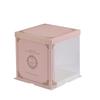 Caja de pastel translúcida de 6 pulgadas 8 pulgadas 10 pulgadas 12 pulgadas de alto capa simple doble azul rosa blanco puro transparente