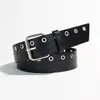 Cinto Punk Europeu e Americano de Comércio Exterior com Ilhós Vazados, Moda Versátil Cross-Border Hot Girl Personalizado, Cinto para Jeans para Mulheres
