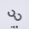 Fabricante Original Anillo Geométrico Moda Alto Gama Lujo Ligero Nicho Diseño Retro Modernos Pendientes Alto Gama