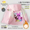 Modelo Nuevo 2025 Sprunki Caja de Ritmo Musical Chaqueta Cortavientos Infantil para Niños y Niñas Abrigo Cortavientos de Otoño e Invierno