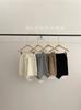 Pantalones cortos de punto de estilo coreano, sencillos, de cintura alta, holgados y de pierna ancha, para mujer, con cintura holgada, corte en A, con cordón, informales, a la moda