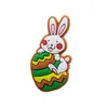 Nuevos Zapatos con Agujeros de Huevo de Pascua Hebilla de Zapato Desmontable Decoración de Flor de Zapato Accesorios Sandalias y Pantuflas de Dibujos Animados Lindos