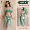 Cheongsam Clásico Dinastía Han Lencería Sexy Pasión Cama Encanto No Necesita Quitar Entrepierna Vientre Pijamas Uniforme de Mujer 7060