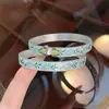 Pulseira de Prata Pura 9999 com Flores e Borboleta Esmaltada, Estilo Novo, Presente para Mãe ou Namorada para Feriados