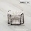 Manteles Individuales de Algodón Estilo Nórdico, Posavasos Tejidos de Lino, Manteles Aislantes de Calor para Platos, Manteles para Tazones, Tapetes Aislantes de Calor, Manteles de Olla Domésticos Anti-Quemaduras, Manteles para Mesa de Comedor