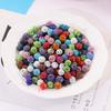 10mm linha de cerâmica macia broca bola furo reto contas soltas diy cheongsam placa botão pulseira miçangas material de jóias acessórios