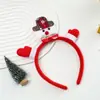 Accesorios para el Cabello de Navidad Diadema Pinzas para el Cabello Decoración para Fiestas Navideñas Pequeños Regalos de Navidad