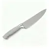 Cuchillo de Acero Inoxidable de Fábrica al por Mayor Juego de Cuchillos y Tijeras de Cocina Juego de Cinco Piezas con Soporte para Cuchillos de Paja de Trigo y Embalaje en Caja de Color