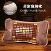 Almohada de verano, almohada con alfombrilla refrescante, almohada refrescante para adultos, almohada de seda helada fresca de verano para estudiante, hoja de té, mahjong, bambú para una sola persona