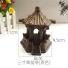 Pequeños y medianos adornos accesorios para bonsái de rocalla piedra absorbente piedra de agua pabellón de cerámica clásica china pequeños adornos accesorios