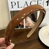 Diadema de ala ancha para uso diario, Diadema para el cabello de mujer, Diadema alta, Pinza para el cabello, Estilo Melard Otoño e Invierno, Diadema de alta gama