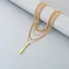 Collares de Moda Europeos y Americanos, Joyería para Hombres y Mujeres, Conjuntos de Collares Modernos y Geniales, Collares con Diseño Geométrico Retorcido, Venta al por Mayor
