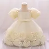 Vestido de niña Vestido de princesa Vestidos de bebé Vestido Vestido de lentejuelas de capullo para niños Vestido de anfitrión para piano