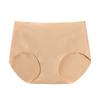 Ropa Interior Antibacteriana Sin Costuras Talla Única para Mujer Cintura Media Transpirable Alta Elasticidad Una Pieza Deportiva Verano Calzones Finos al Por Mayor