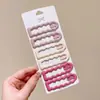 Nuevo pasador cuadrado mate 2025 para mujer, pasador simple para lavarse la cara y maquillaje, pinza versátil de color café para flequillo, accesorio para el cabello de pinza lateral