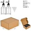 Botella de Vidrio para Jarabe de Venta Caliente Transfronteriza 500ml Dispensador de Jarabe de Café de Prensa Botella de Vidrio para Líquido de Jabón para Loción