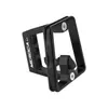 Meroca Portabultos Delantero Plegable para Bicicleta Soporte de Montaje de 3 Agujeros Soporte de Nariz de Cerdo Dividida Asiento de Conversión para Bolsa Delantera Pequeña de Tela Accesorios