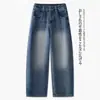 Jeans de pierna curva retro, de cintura alta, adelgazantes, hechos a medida, colección otoño 2026, versátiles y elegantes para mujer