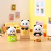 Nuevos Adornos Creativos, Serie de Comida China Panda Caja Sorpresa Decoraciones Culturales y Creativas, Figuras, Artesanías de Resina