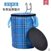 Cesta de Tela Plegable para Bicicleta, Cesta Delantera con Cubierta, Cesta Colgante de Lona Impermeable, Cesta Delantera para Patineta y Scooter Eléctrico