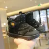 Botas de Nieve Impermeables Antideslizantes para Niños Forradas de Felpa Botas de Algodón Gruesas para Bebé Zapatos de Algodón para Niños Cálidos para Niñas Nueva Llegada 2025