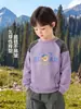 Moletom com Capuz Redondo Europeu para Meninos Outono 2026 Nova Roupa Infantil Crianças Bebê Criança Pequena Estilo Primavera Outono Top Masculino Tendência