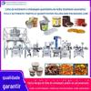Linha automática de envase e selagem de caldo de picles pré-fabricados, linha automática de etiquetagem com fivela de selagem de tampa fácil de rasgar