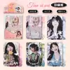 Tarjetas Coleccionables de Porcelana Blanca de Celebridades del Entretenimiento, Tarjetas Fotográficas de Estrellas de Zhang Linghe, Zhou Shen, Bai Lu, Song Yuqi, Ju Jingyi, Regalos del Mismo Estilo