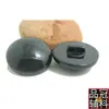 Venta al por mayor de botones altos con forma de hongo de resina para abrigos, suéteres, ropa acolchada de algodón y camisas, disponibles en negro y blanco, 10-34 mm