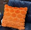 Funda de Almohada de Peluche Fantasma Calabaza de Halloween Transfronteriza Decoración Festiva para Sala de Estar Cojín para Sofá Almohada de Cama para Dormitorio